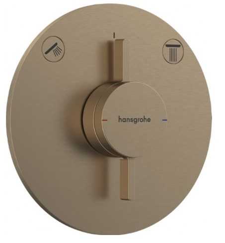 Фото - Hansgrohe DUO TURN S 75418140 шлифованная бронза